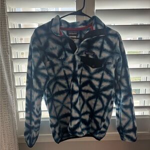 Patagonia Synchilla Blue and White Fleece